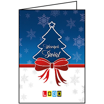 Kartki świąteczne BN1-039 dla firm z Twoim LOGO - Karnet składany BN1