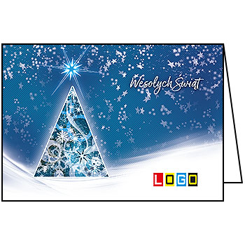 Kartki świąteczne BN1-262 dla firm z Twoim LOGO - Karnet składany BN1