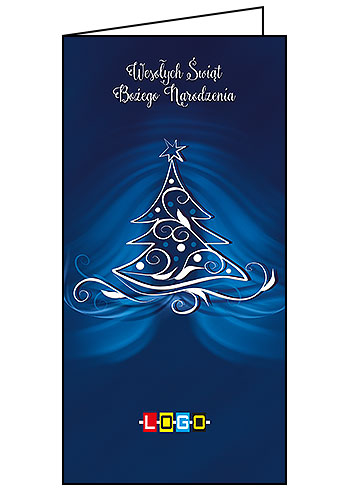 Kartki świąteczne BN3-019 dla firm z Twoim LOGO - Karnet składany BN3