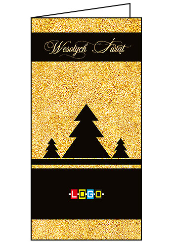 Kartki świąteczne BN3-031 dla firm z Twoim LOGO - Karnet składany BN3
