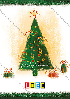 Kartki świąteczne nieskładane - BZ1-165 awers