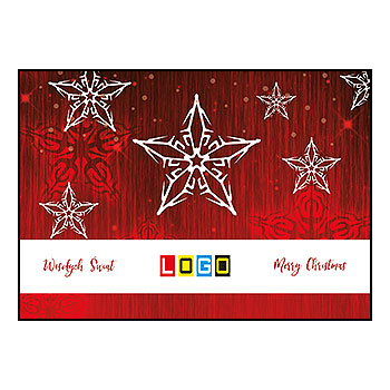 Kartki świąteczne BZ1-368 dla firm z Twoim LOGO - Karnet składany BZ1
