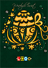 Kartki wielkanocne WZ1-063 dla firm z Twoim LOGO - Karnet składany WZ1