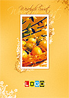 Kartki wielkanocne WZ1-127 dla firm z Twoim LOGO - Karnet składany WZ1